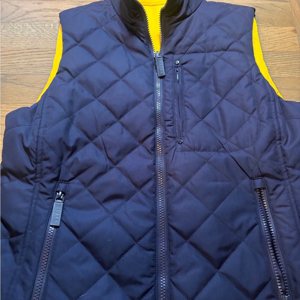 Women's Lauren Ralph Lauren Navy Quilted Puffer Vest-Size Large